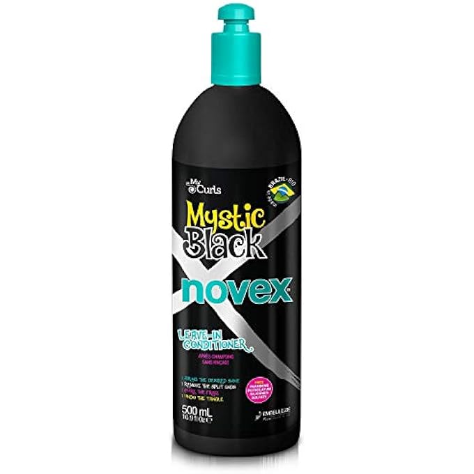 NOVEX MYSTIC BLACK LEAVE IN CONDITIONER (16.9 OZ) BAOBAB OIL PROTECTS, ADDS MOISTURE TO KINKY, CURLY, NATURAL HAIR. CONTROLS FRIZZ, SOFTENS, ENHANCES SHINE ON DRY, COARSE, RELAXED OR COLORED HAIR - Image 2